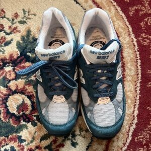 New Balance Blue and White Sneakers Classic Design